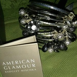 Bangle bracelets with charms